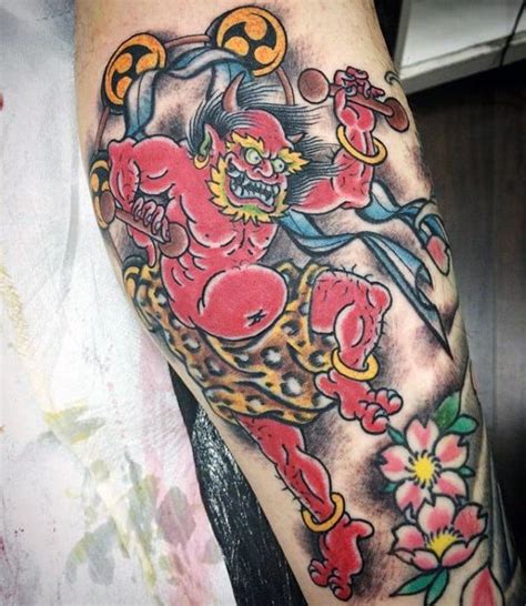 60 Raijin Tattoo Designs for Men