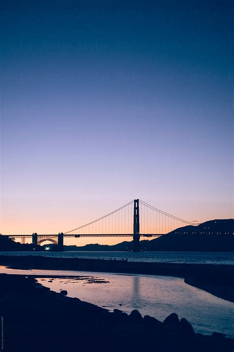 "Golden Gate Bridge Sunset" by Stocksy Contributor "Oscar Lopez" - Stocksy