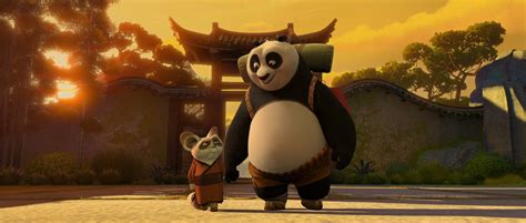 Image - Po and Shifu back from training.jpg | Kung Fu Panda Wiki ...