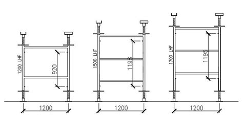 Scaffolding Detail Drawing