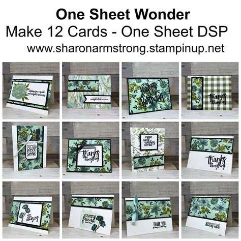 One Sheet Wonder Archives - TX Stampin' Sharon