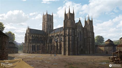 ArtStation - Kingsbridge Catheldral, Manuel Vormwald Earth Book ...