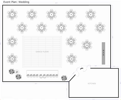 Free Wedding Floor Plan Template Of event Planning software Try It Free for Easy Layout ...