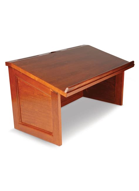 Folding Table Top Mahogany Lectern | UK Church Supplies & Church Candles - Charles Farris