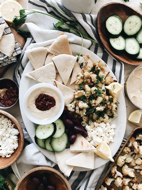 Quick Vegetarian Greek Platter - Bev Cooks