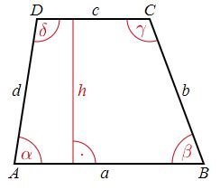 geometry - Finding longer base and the area of a scalene trapezoid ...