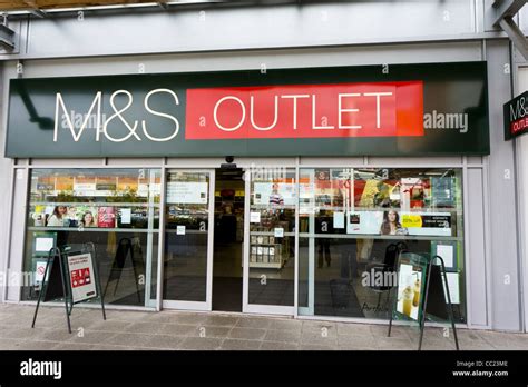 Marks & spencer outlet Stock Photo - Alamy