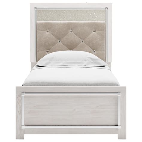 Signature Design by Ashley Altyra Twin Panel Bed in White | Nebraska Furniture Mart