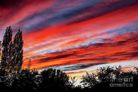 Altocumulus Clouds At Sunset Photograph by Stephen Burt/science Photo Library - Fine Art America