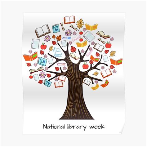 "National Library Week Premium Premium" Poster for Sale by RimkusDaniels | Redbubble