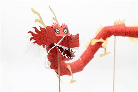 Paper Toy Dragon for Chinese New Year :: Behance