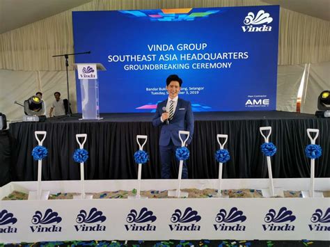 Vinda Group Southeast Asia Headquarters Groundbreaking Ceremony | William Lee | Professional Emcee