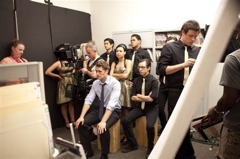 Behind the scenes - Glee Photo (12878015) - Fanpop