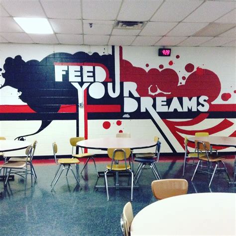 MNPS Chef Rebecca on Twitter | School murals, School cafeteria decorations, School wall art