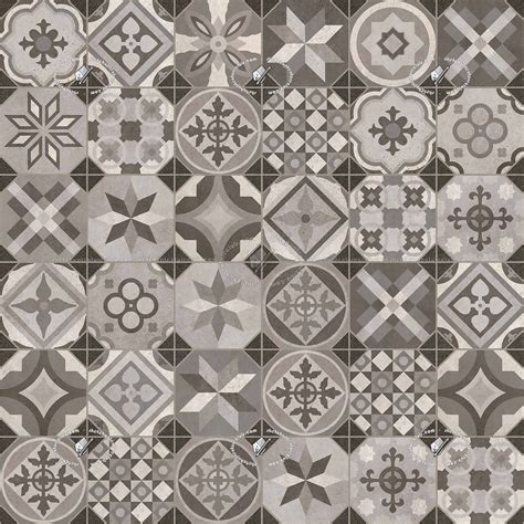 Ceramic patchwork tile texture seamless 21255