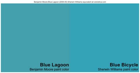 Benjamin Moore Blue Lagoon Sherwin Williams equivalent (Blue Bicycle)