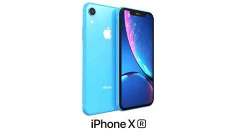 Apple iPhone XR Blue - 3D Model by rzo