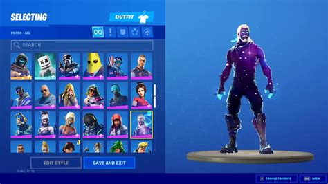 Fortnite Locker Tour £2000+ (rare, exclusive skins) - YouTube