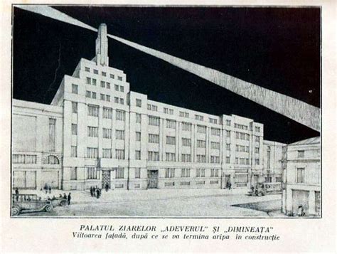 Extension from the 1930s of the Adevărul Newspaper Headquarter on Strada Constantin Mille ...