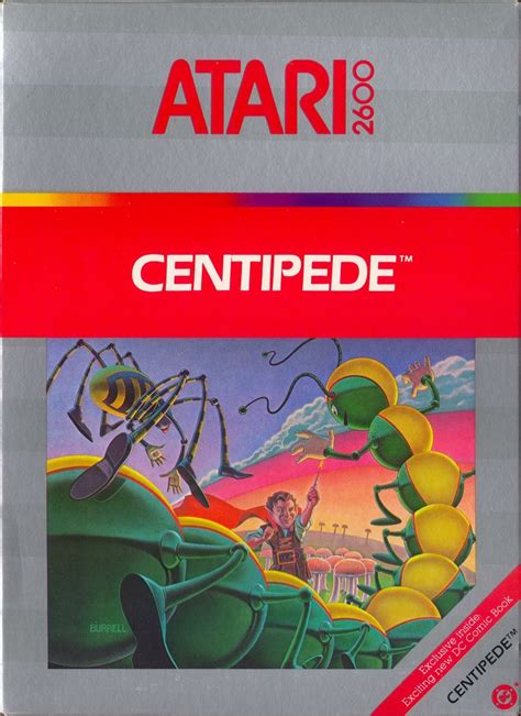 Centipede (1982) Atari 2600 box cover art - MobyGames