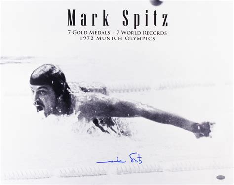 Mark Spitz Signed 1972 Munich Olympics 16x20 Photo (FSC COA) | Pristine Auction