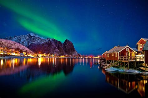 Northern Lights, Lofoten, Norway | Virtual Bucket List... | Pinterest ...