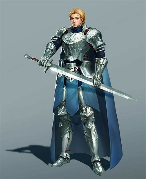 Human male paladin | Fantasy character design, Fantasy armor, Concept art characters