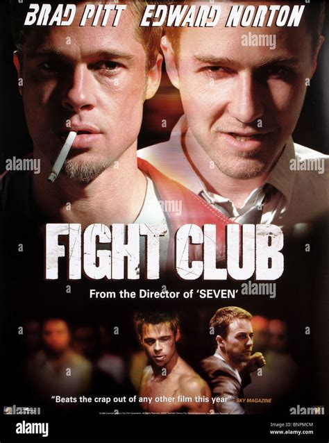 Brad Pitt Fight Club Poster