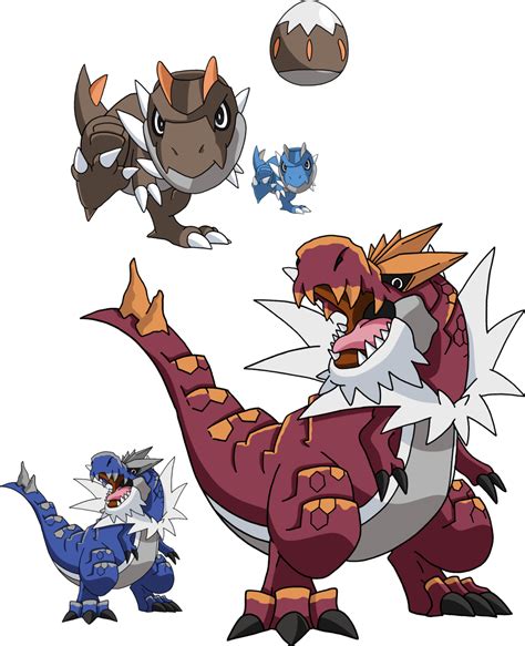 696 and 697 - Tyrunt Evolutionary Family by Tails19950 on deviantART ...