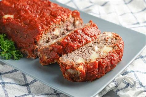 Italian Meatloaf | Nibble and Dine | With Oozy Mozzarella Cheese ...