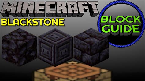 Blackstone - Minecraft Block Guide - YouTube