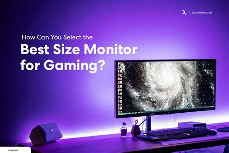 How Can You Select the Best Size Monitor for Gaming?