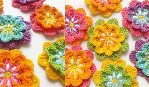 Flower Applique Free Crochet Pattern - Your Crochet