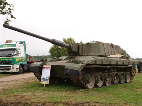 The British MTB-80 main battle tank prototype designed to replace the ...