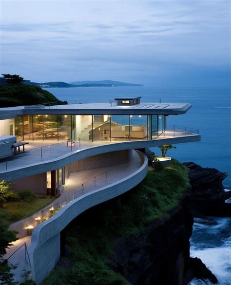 The Perfect Cliffside Mansion: Home Design Inspiration