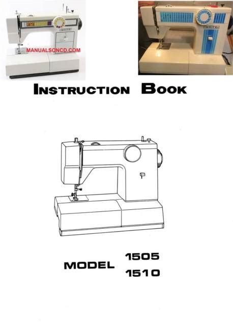 White 1505 - 1510 Sewing Machine Instruction Manual