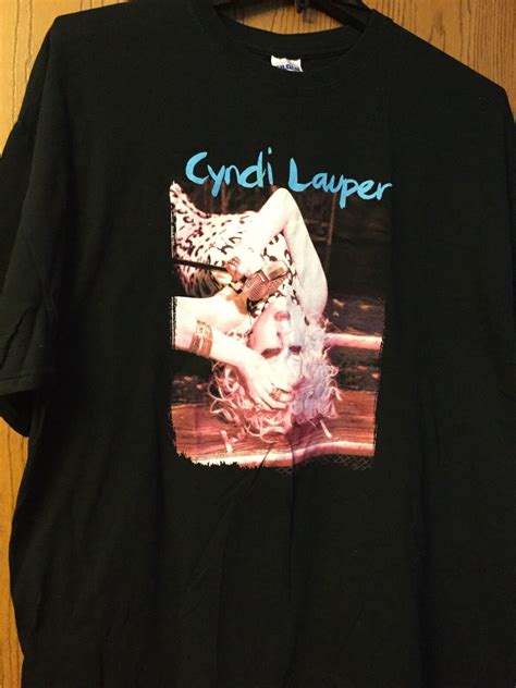 Cyndi Lauper. “Memphis Blues” Tour Shirt. Black. … - Gem