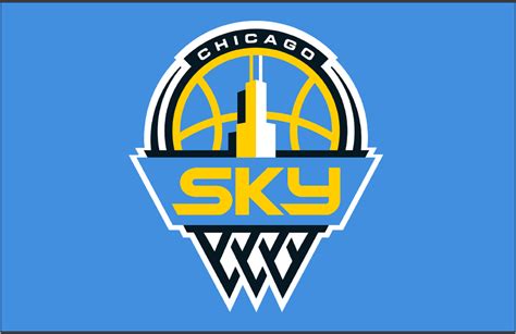 Chicago Sky Logo - Primary Dark Logo - Women's National Basketball ...