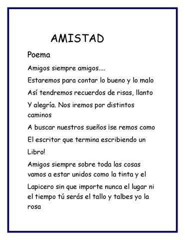 Amistad by isabela sanclemente noguera - Issuu