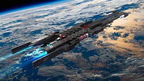 Black spaceship, science fiction, space, spaceship HD wallpaper ...