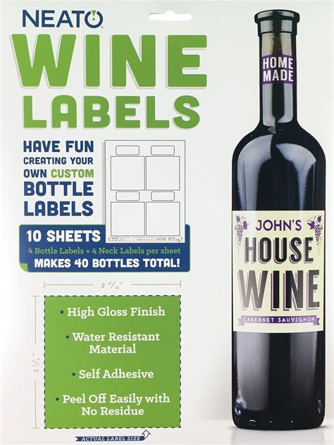 34 Avery Wine Bottle Label Template - Label Design Ideas 2020