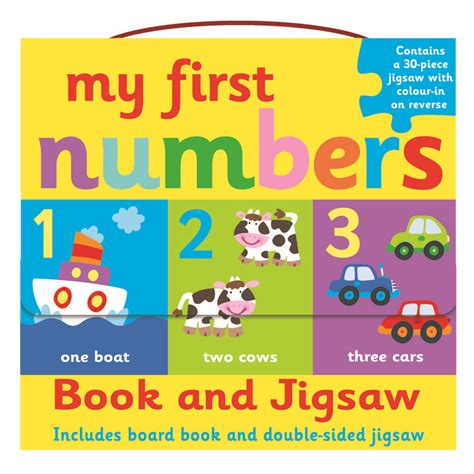 My First Numbers Book and Jigsaw includes board book and double-sided jigsaw, Yuk menyusun ...