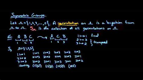 Symmetric groups - YouTube