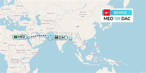 BG4922 Flight Status Biman Bangladesh Airlines: Medina to Dhaka (BBC4922)