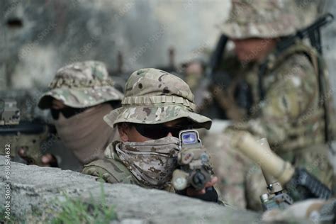 special forces soldier police, swat team member Stock Photo | Adobe Stock