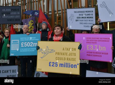 Edinburgh Scotland, UK 12 December 2023. General secretary of the ...