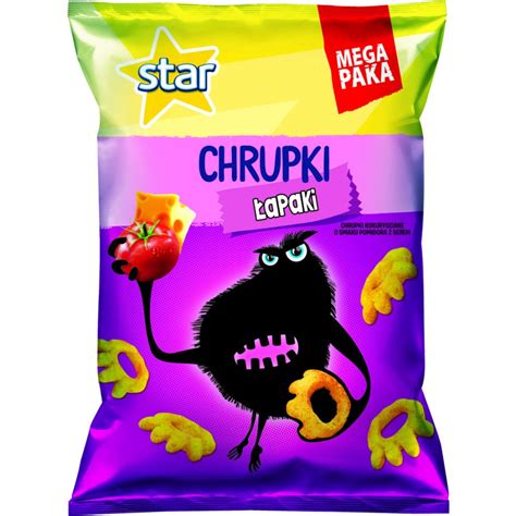 STAR FOODS Mr Snaki Chrupki Ser Pomidor 125g - Corn crisps Cheese and ...