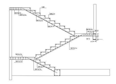 Detail Drawing Of Staircase