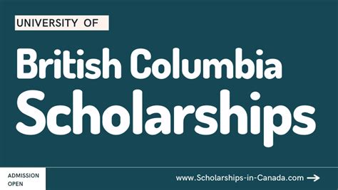 University of British Columbia (UBC) Scholarships 2023 in Vancouver, Canada - Canadian ...