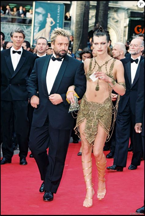 Milla Jovovich et Luc Besson - Festival de Cannes 1997 - Purepeople